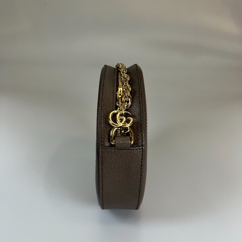 GUCCI 550618  老花圓餅包-3