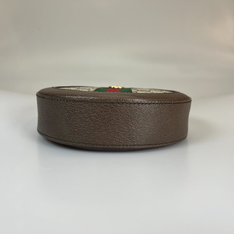GUCCI 550618  老花圓餅包-4