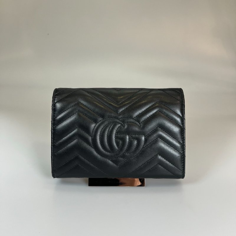GUCCI 474575 黑金MARMONT WOC包-1