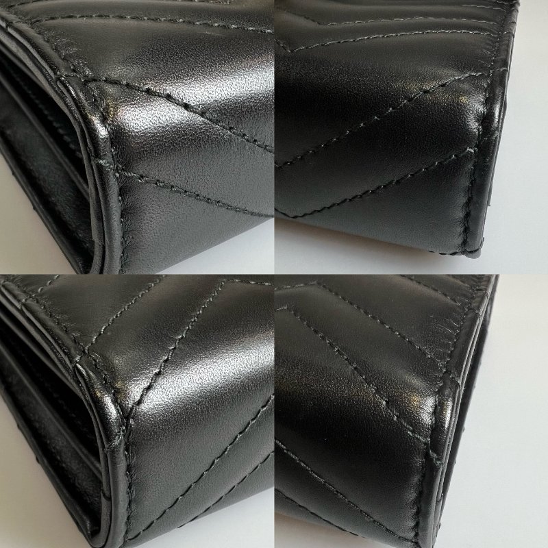 GUCCI 474575 黑金MARMONT WOC包-10