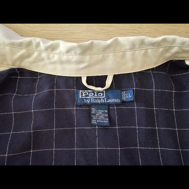 Polo by Ralph Lauren 防潑水夾克 米色 XL-10