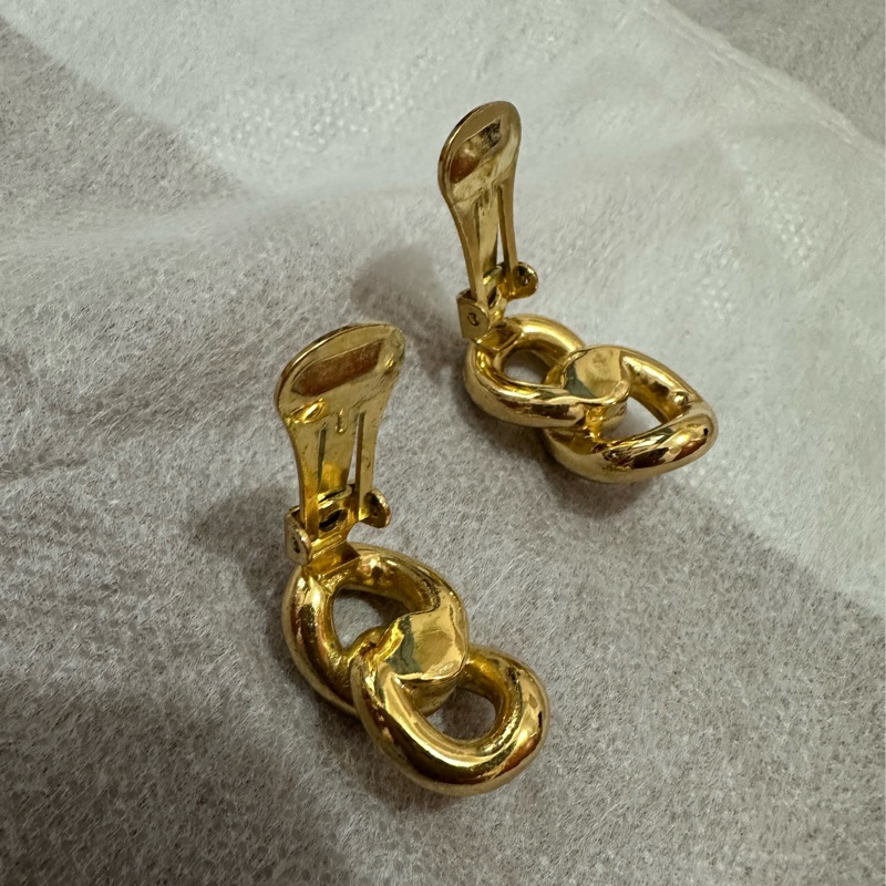 Dior 金色耳環-3