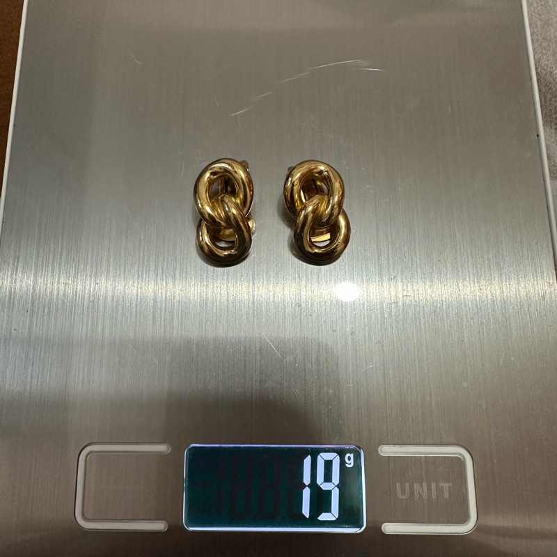 Dior 金色耳環-6
