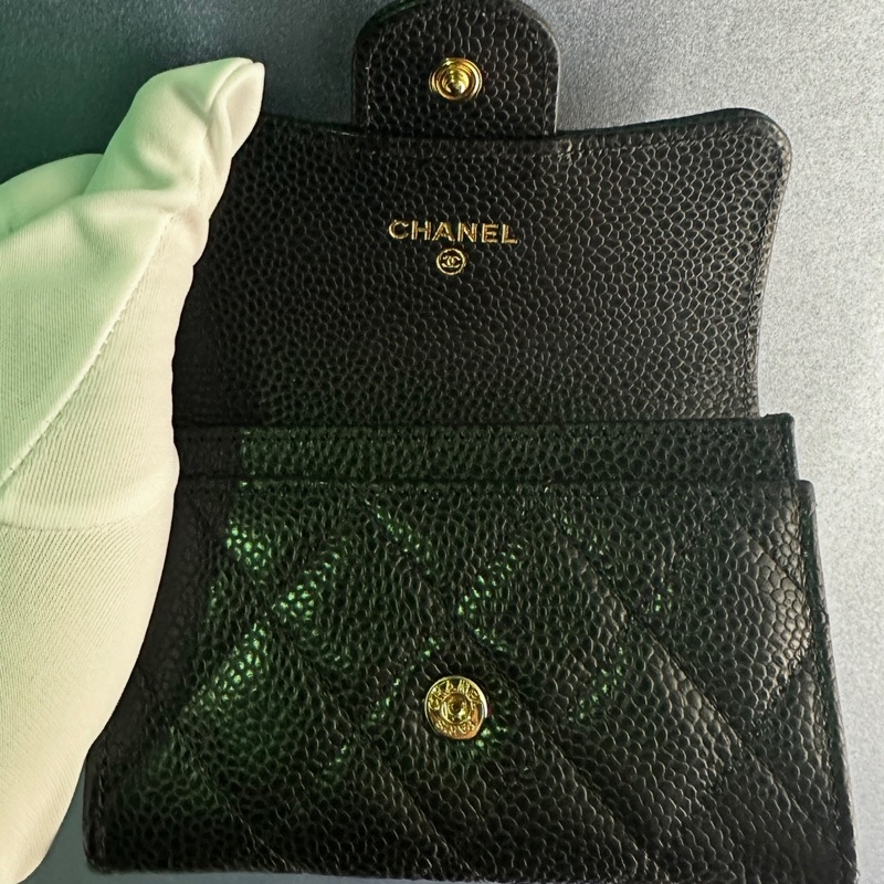 Chanel 經典菱格紋單層卡包-10