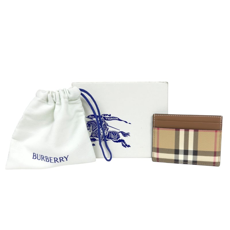 BURBERRY 經典格紋 卡包-1