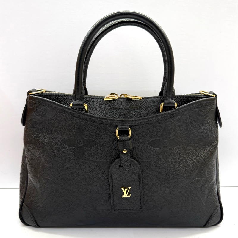 LOUIS VUITTON 路易威登 黑色 EMPREINTE TRIANON PM 手提斜背2way包 M46488-0