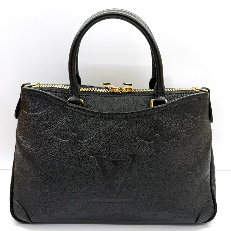 LOUIS VUITTON 路易威登 黑色 EMPREINTE TRIANON PM 手提斜背2way包 M46488-1