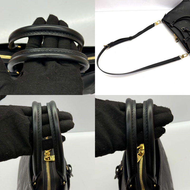 LOUIS VUITTON 路易威登 黑色 EMPREINTE TRIANON PM 手提斜背2way包 M46488-5