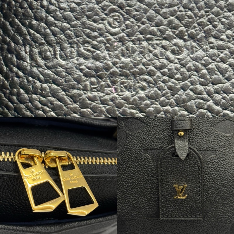 LOUIS VUITTON 路易威登 黑色 EMPREINTE TRIANON PM 手提斜背2way包 M46488-7
