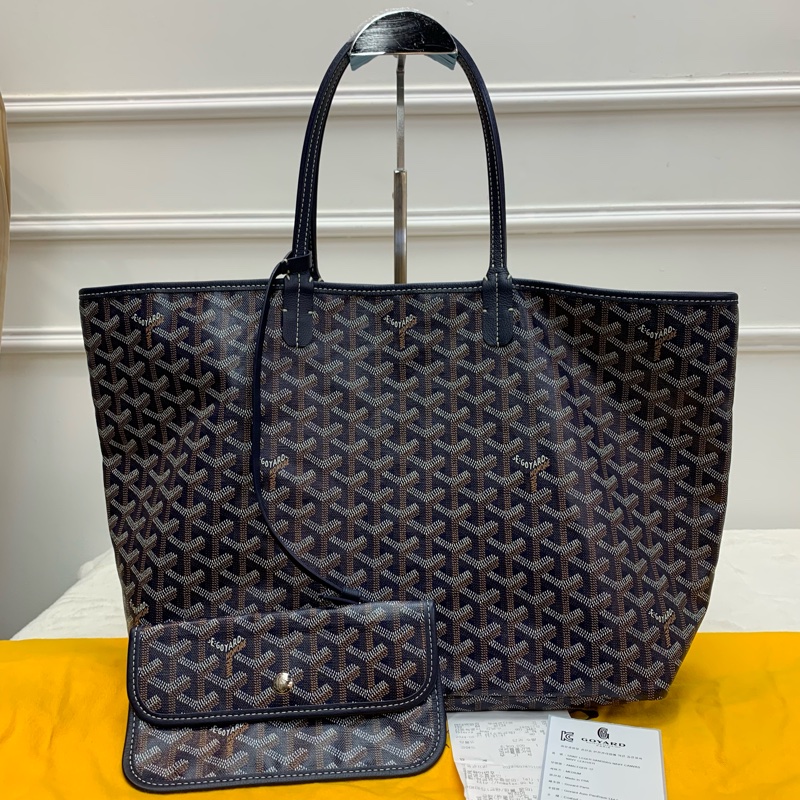Goyard St.Louis Tote bag PM藍色經典-0