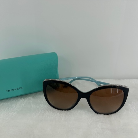 Tiffany貓眼水鑽墨鏡