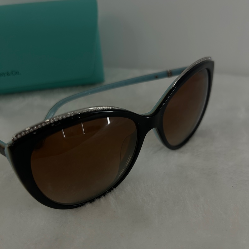 Tiffany貓眼水鑽墨鏡-4