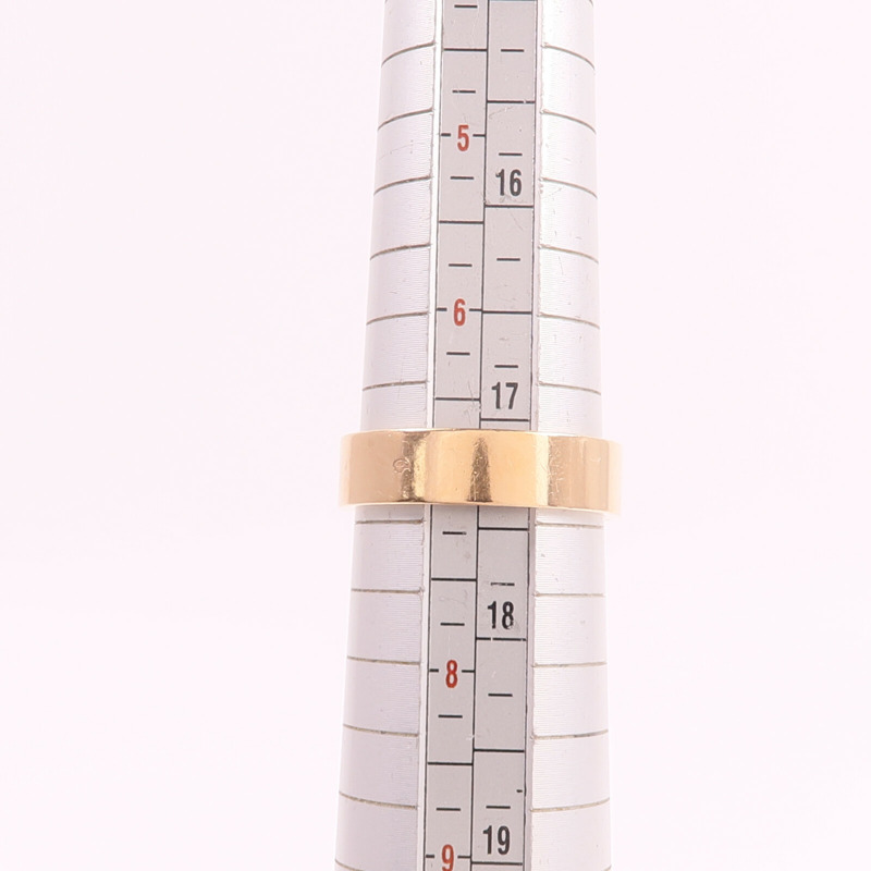 HERMES 18K玫瑰金Kelly Ring鑽石戒指-6