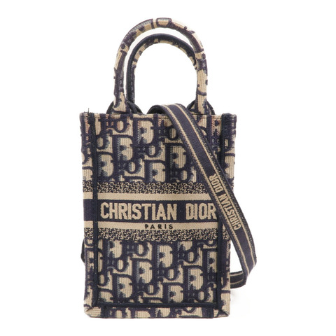 Dior 帆布Book Tote Vertical Mini手挽肩背兩用袋