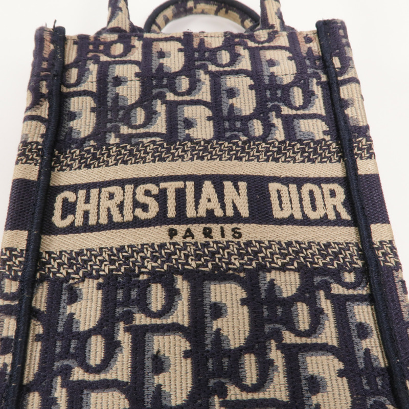 Dior 帆布Book Tote Vertical Mini手挽肩背兩用袋-8