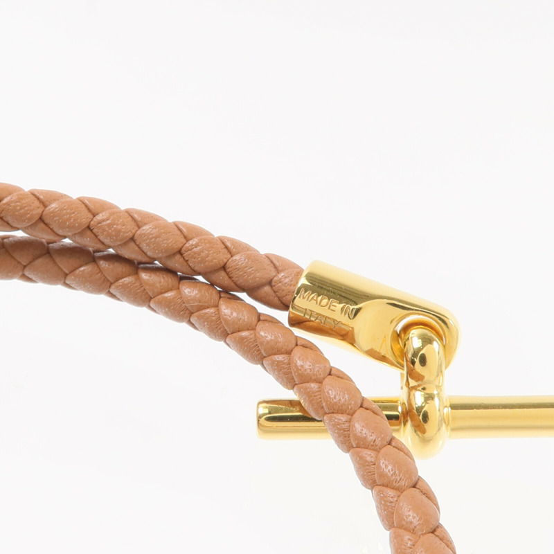 HERMES Swift皮革Glenan Double Tour手帶Gold-10