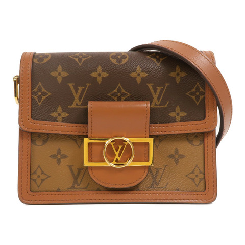 LOUIS VUITTON Monogram Reverse Mini Dauphine肩背袋