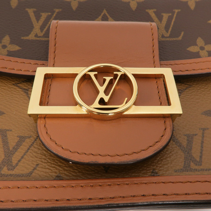 LOUIS VUITTON Monogram Reverse Mini Dauphine肩背袋-8