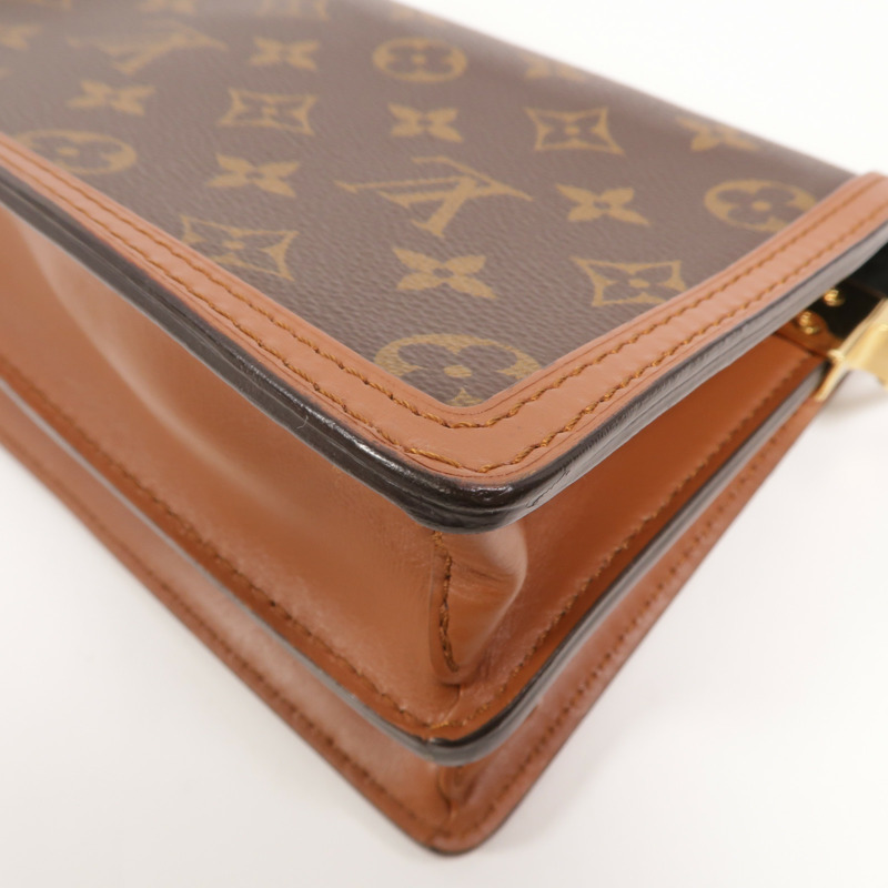 LOUIS VUITTON Monogram Reverse Mini Dauphine肩背袋-12