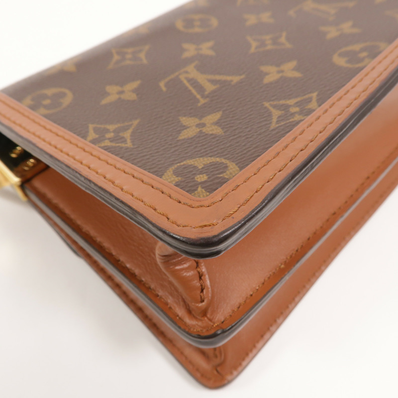 LOUIS VUITTON Monogram Reverse Mini Dauphine肩背袋-13