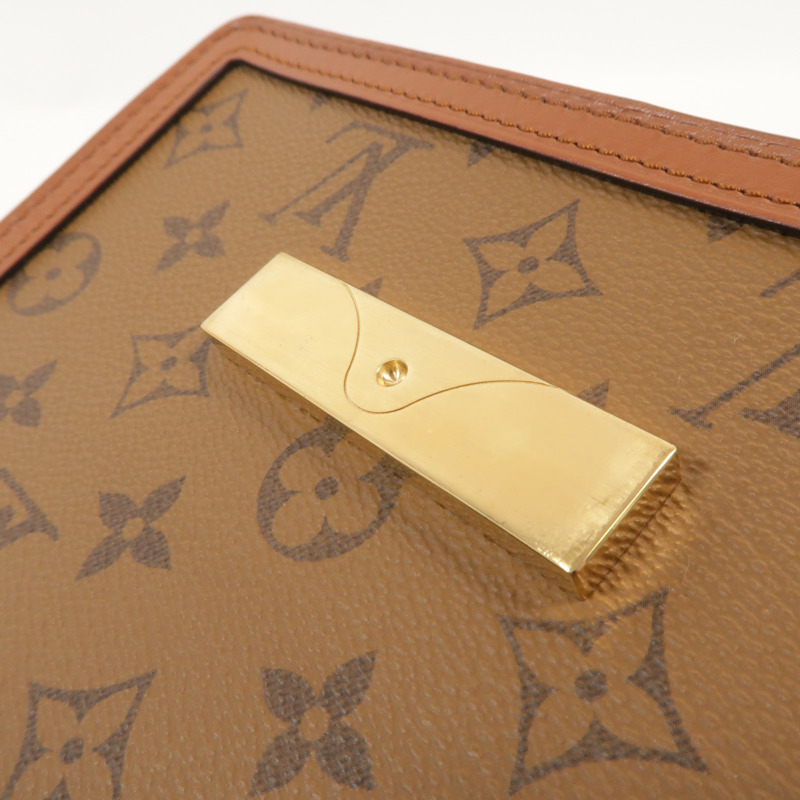 LOUIS VUITTON Monogram Reverse Mini Dauphine肩背袋-15