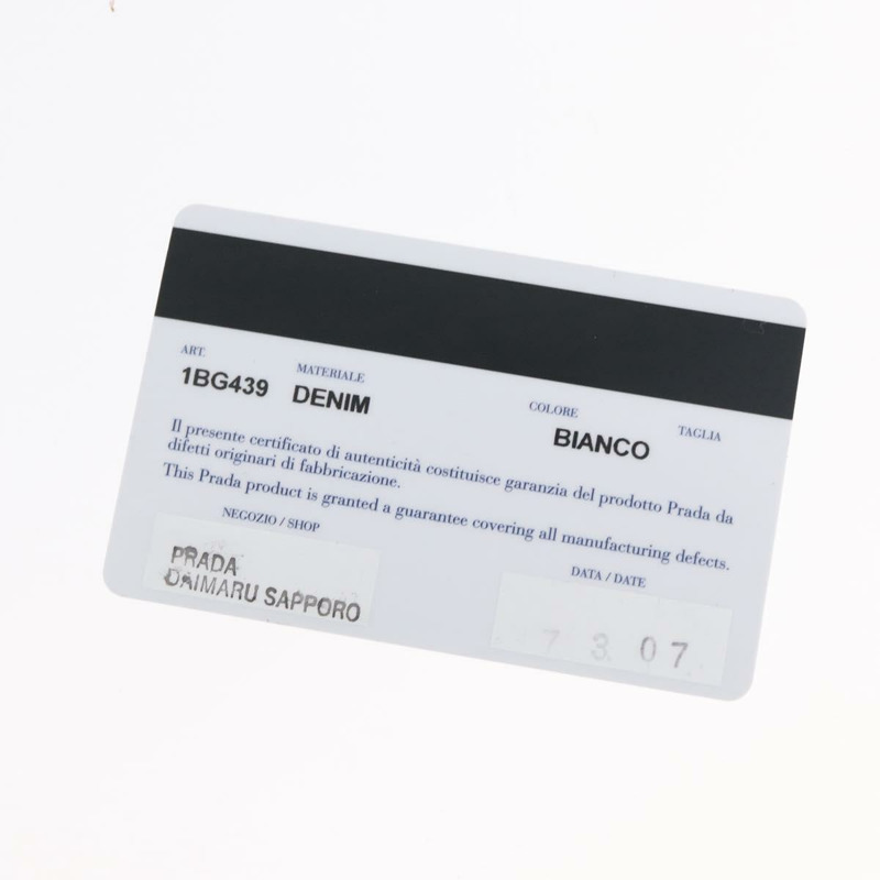 【日本直送】PRADA Canapa PM 手袋 帆布 兩用 灰色 銀色 正品 ka4194A-10