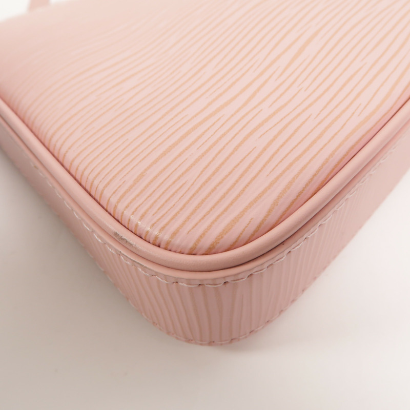 LOUIS VUITTON Epi Easy Pouch Strap鏈帶肩背袋-12