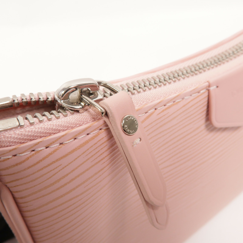 LOUIS VUITTON Epi Easy Pouch Strap鏈帶肩背袋-15