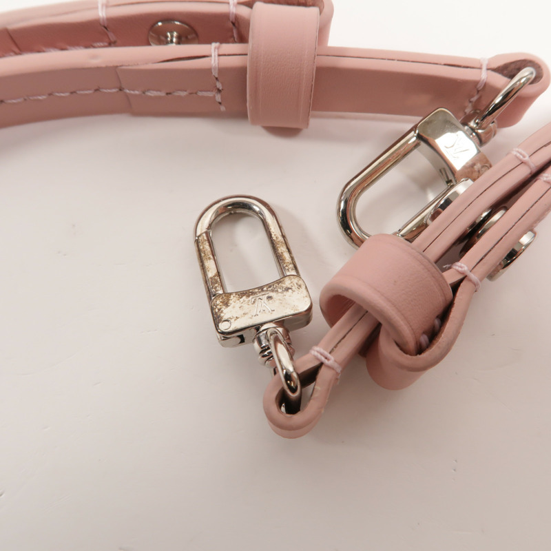 LOUIS VUITTON Epi Easy Pouch Strap鏈帶肩背袋-16