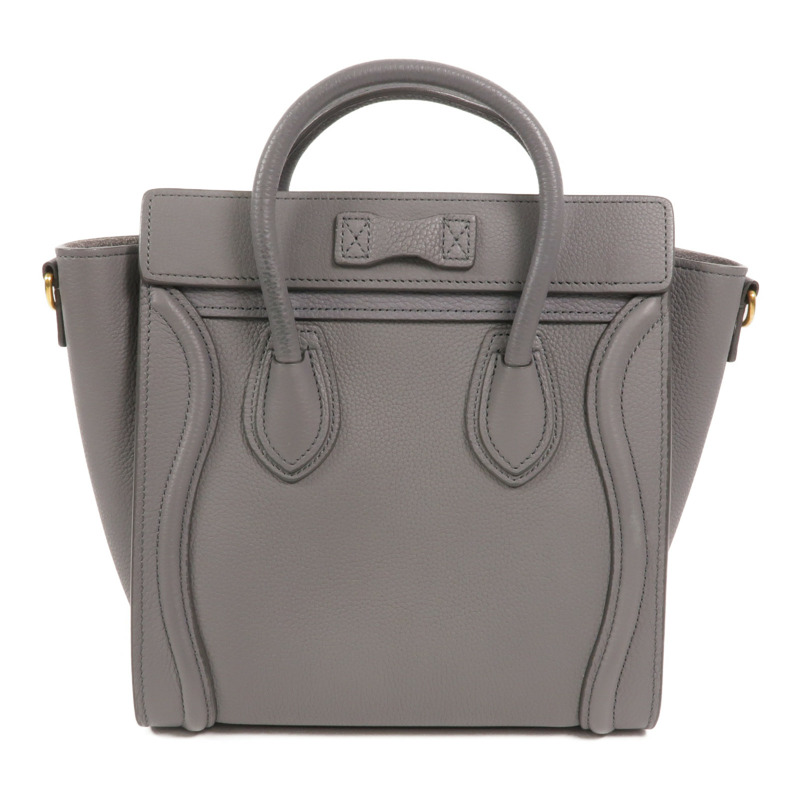 CELINE 牛皮皮革Nano Luggage手挽肩背兩用袋-1
