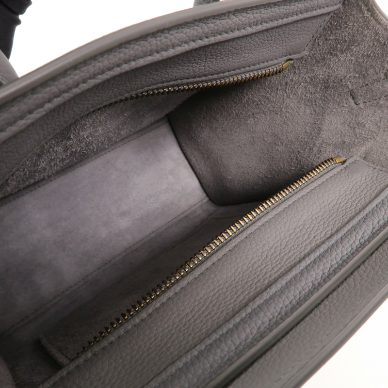 CELINE 牛皮皮革Nano Luggage手挽肩背兩用袋-4