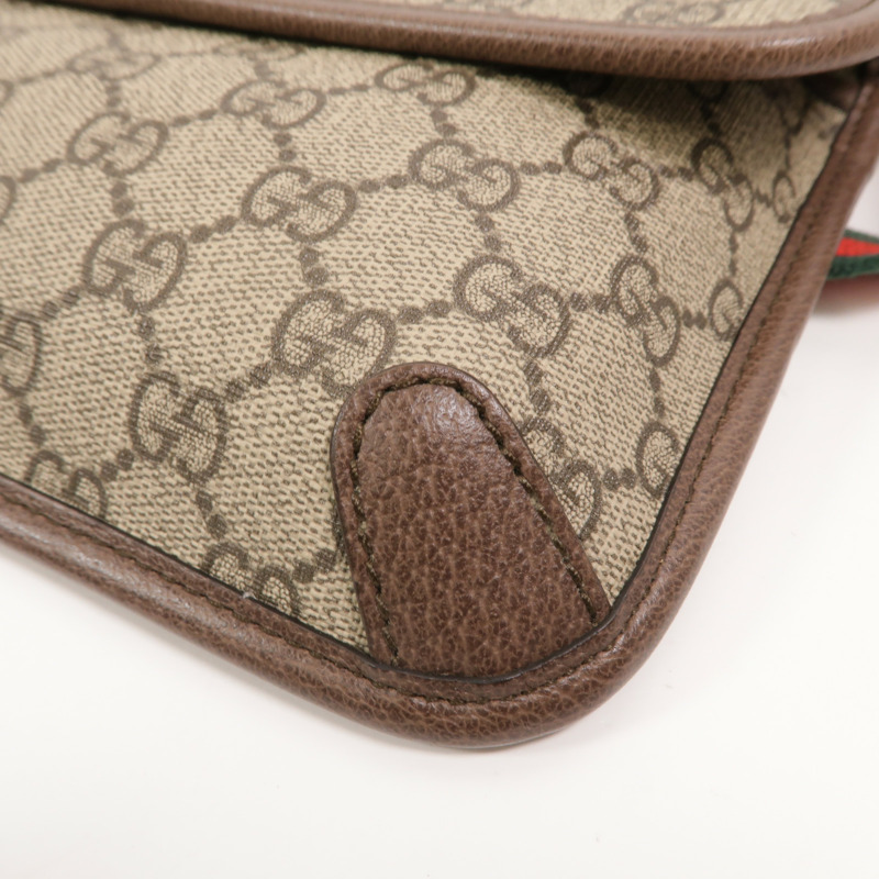 GUCCI 塗層帆布Neo Vintage腰包-10