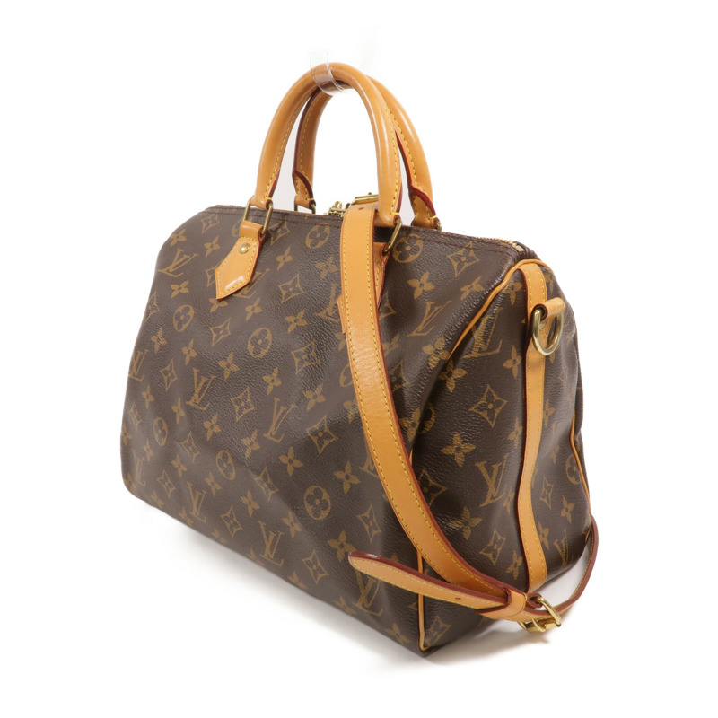 LOUIS VUITTON Monogram Speedy Bandouliere 30手挽肩背兩用袋-2