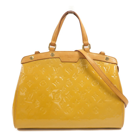 LOUIS VUITTON Monogram Vernis Brea MM手挽肩背兩用袋