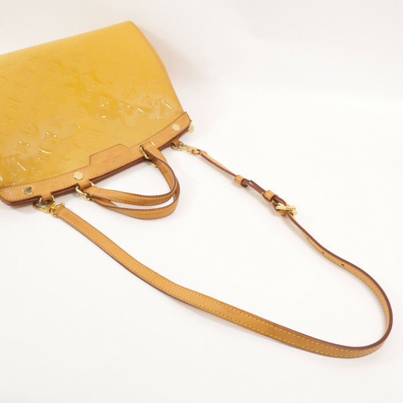LOUIS VUITTON Monogram Vernis Brea MM手挽肩背兩用袋-7