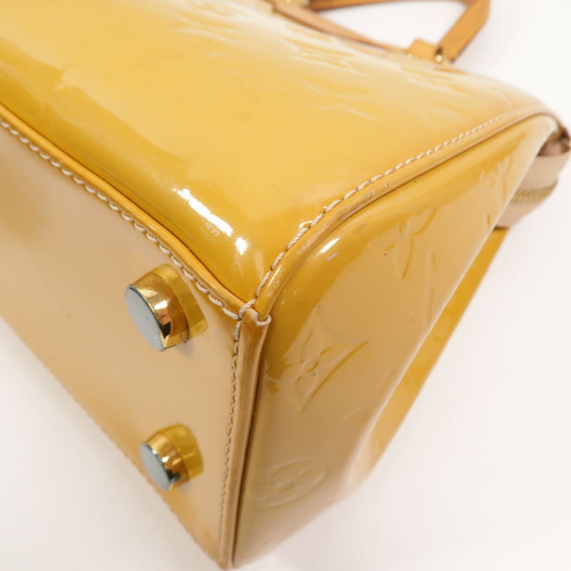 LOUIS VUITTON Monogram Vernis Brea MM手挽肩背兩用袋-10