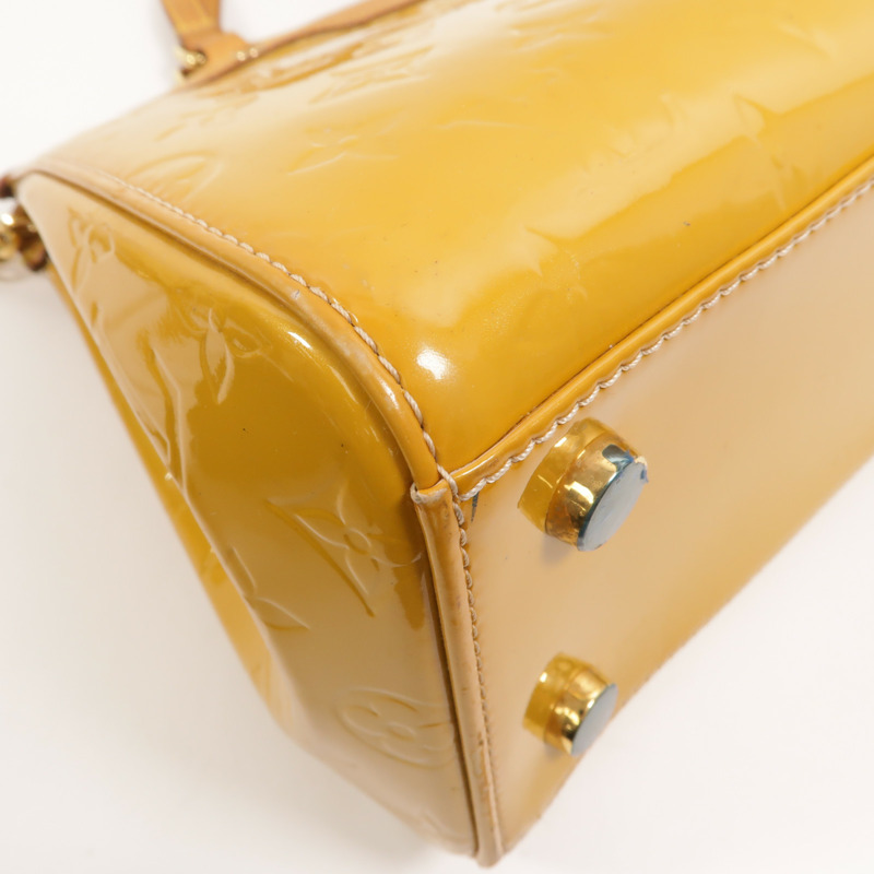 LOUIS VUITTON Monogram Vernis Brea MM手挽肩背兩用袋-11