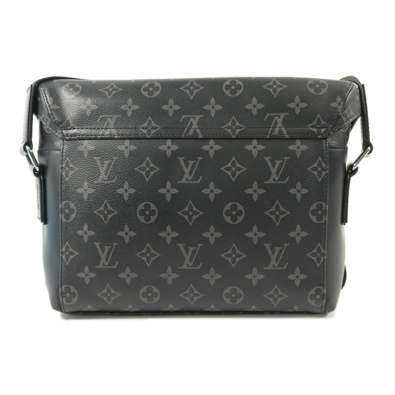 LOUIS VUITTON Monogram Eclipse Messenger PM Voyager肩背袋-1