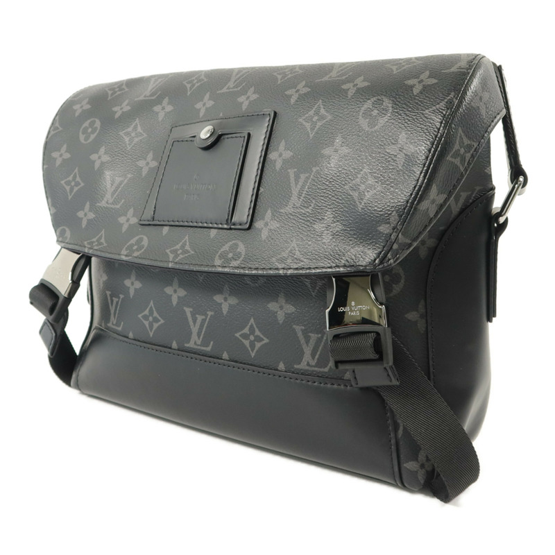 LOUIS VUITTON Monogram Eclipse Messenger PM Voyager肩背袋-2
