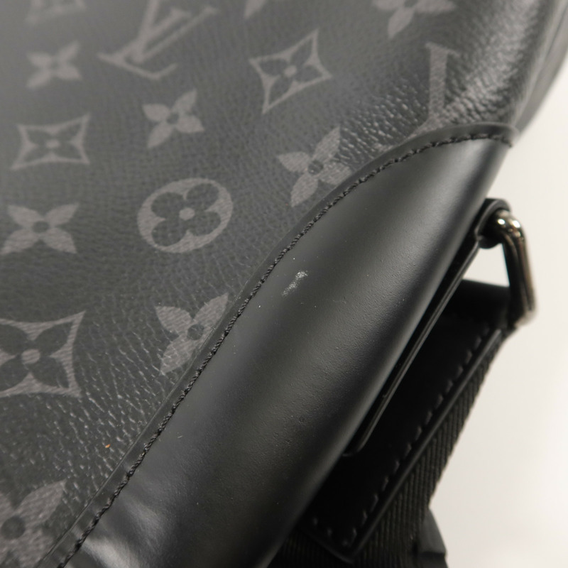 LOUIS VUITTON Monogram Eclipse Messenger PM Voyager肩背袋-14