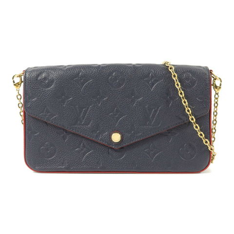LOUIS VUITTON Monogram Empreinte Pochette Felicie肩背袋