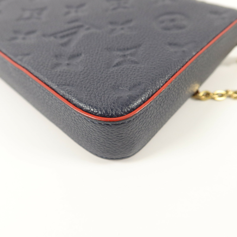 LOUIS VUITTON Monogram Empreinte Pochette Felicie肩背袋-16