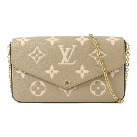 LOUIS VUITTON Monogram Empreinte Pochette Felicie鏈帶肩背袋