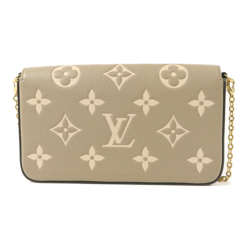 LOUIS VUITTON Monogram Empreinte Pochette Felicie鏈帶肩背袋-1