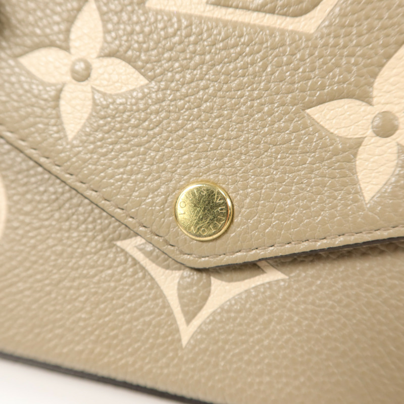 LOUIS VUITTON Monogram Empreinte Pochette Felicie鏈帶肩背袋-8