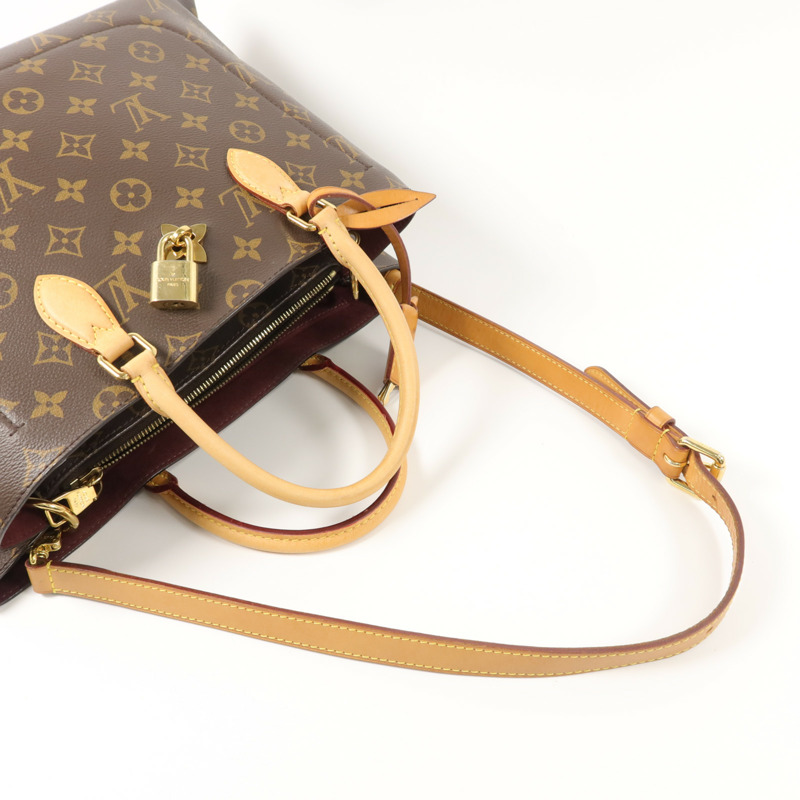 LOUIS VUITTON Monogram Flower Tote手挽肩背兩用袋-7