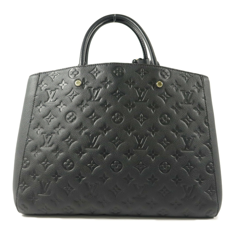 LOUIS VUITTON Monogram Empreinte Montaigne MM手挽肩背兩用袋-1