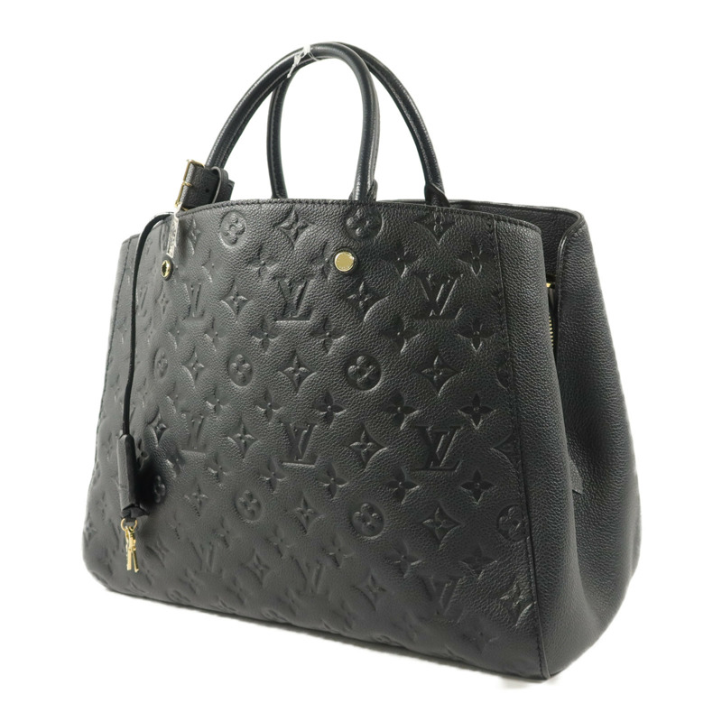 LOUIS VUITTON Monogram Empreinte Montaigne MM手挽肩背兩用袋-2