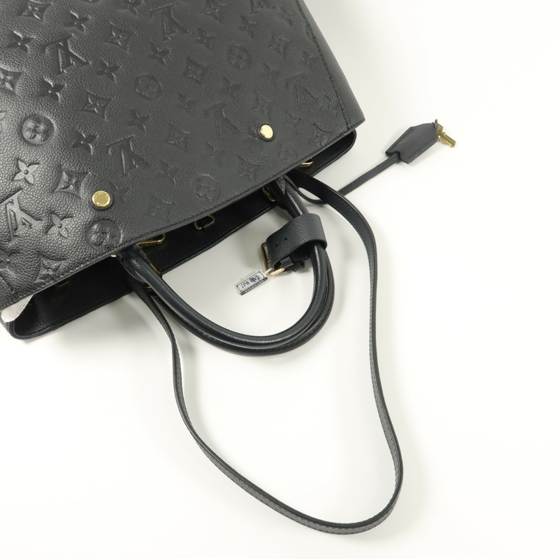 LOUIS VUITTON Monogram Empreinte Montaigne MM手挽肩背兩用袋-7