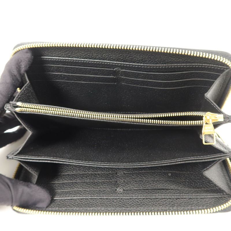LOUIS VUITTON Monogram Empreinte Zippy Long Wallet長錢包-4